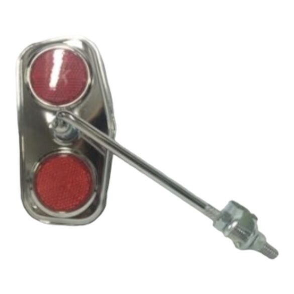 ESPEJO RECTANGULAR YM-500 2 REFLECTANTES METALICO
