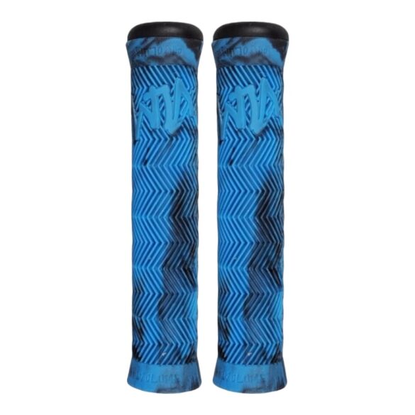 Grips BMX Volume Team S/Flange Negro/Azul Marble