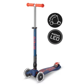 Micro Maxi Deluxe Plegable LED Azul Rojo - vista principal