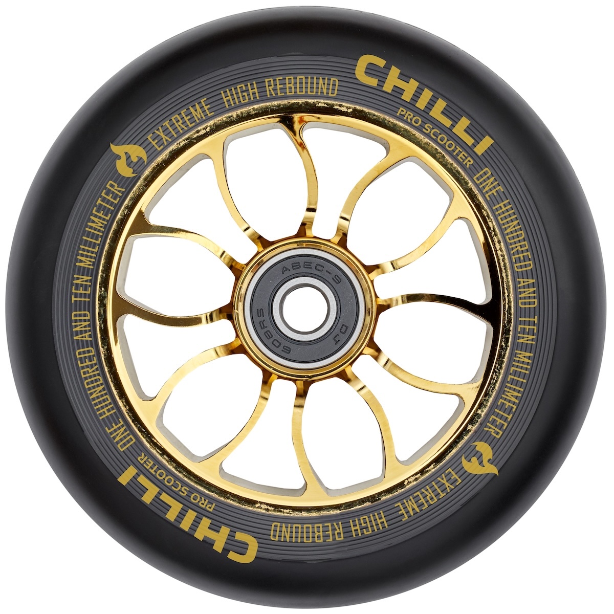 RCH211910BK Rueda Scooter Chilli Reaper 110mm Gold
