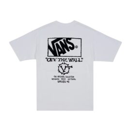 Polera Vans Circle Bones Ss White