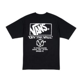 Polera Vans Circle Bones Ss Black