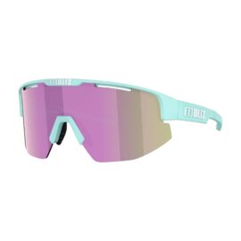 Lentes Deportivos Bliz Matrix Small Matte Pastel Mint With Brown And Rose Mirror
