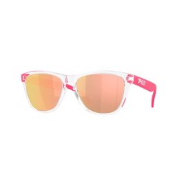 Oakley Frogskins Transparente mate con lente oro rosa polarizado, vista 1