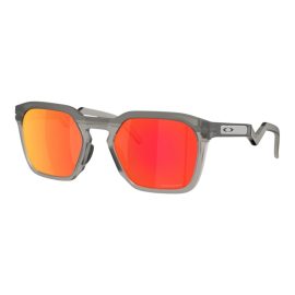 Lentes Oakley Hstn Sq Matte Grey Smoke Prizm Ruby