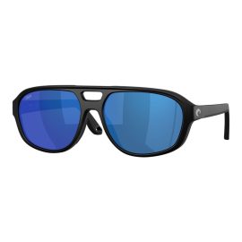 Lentes Costa Del Mar Street Heat Matte Black Blue Mirror 580p