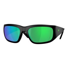 Lentes Costa Del Mar Bulley Bait Matte Black Green Mirror 580p
